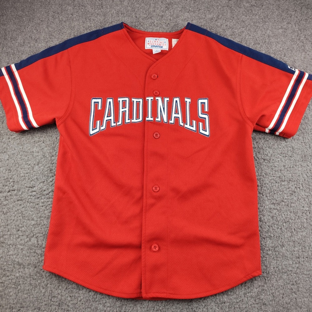 VTG Starter St Louis Cardinals Mark McGwire 25 Jersey Red MLB Baseball‎ Sz Large